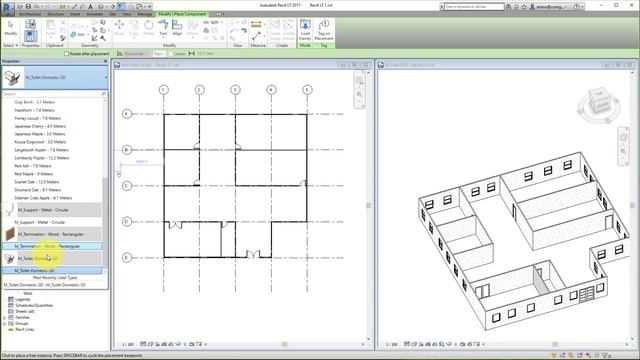 เรียน Revit LT 2017 ตอนที่ 5/11 смотреть онлайн