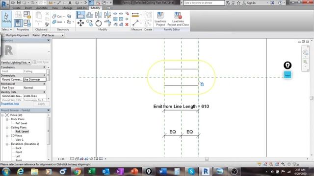 revit ceiling linear lights смотреть онлайн