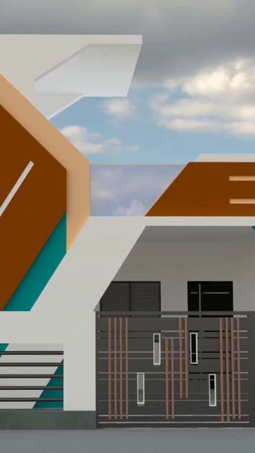 House front elevation design | SketchUp Model | Vray rendering | modern home design | 2023 latest смотреть онлайн