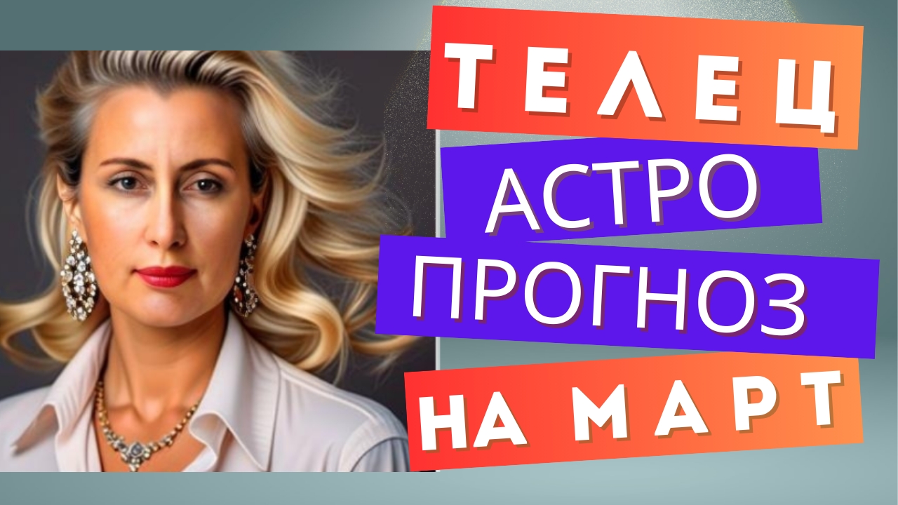 ТЕЛЕЦ 💯 март 2025 г. Общий астрологический прогноз смотреть онлайн