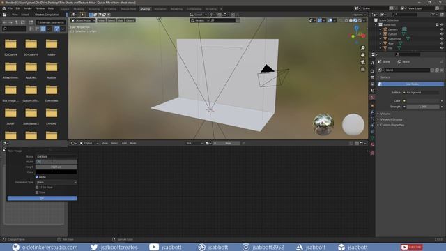 How to make a trim sheet & texture atlas in Quixel Mixer and Blender [2.91] смотреть онлайн