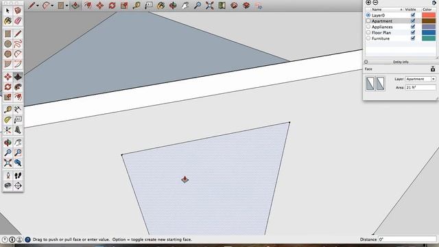 Pulling the walls up from a PDF in SketchUp смотреть онлайн
