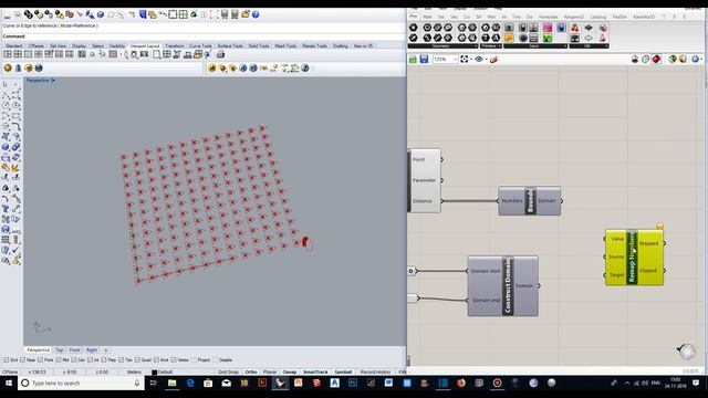 Create a 3D VISUALIZATION of an attractor point using a grid of polygons using rhino and grasshoppe смотреть онлайн