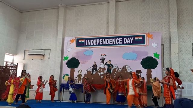 Gidha Independence Day Celebration 2019 Air Force School Rajasansi смотреть онлайн