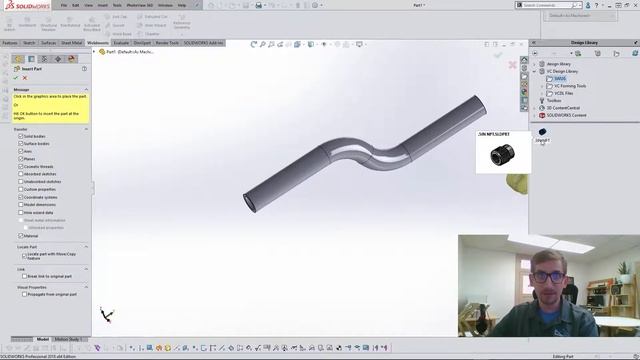 TechTip Tuesday - SOLIDWORKS Import parts from Design Library смотреть онлайн