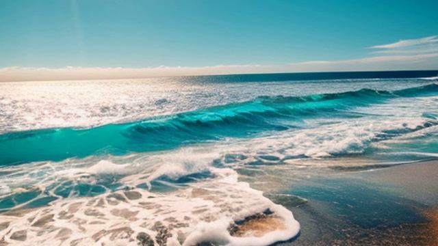 Успокаивающие звуки океанских волн _ Белый шум _ Снятие стресса смотреть онлайн