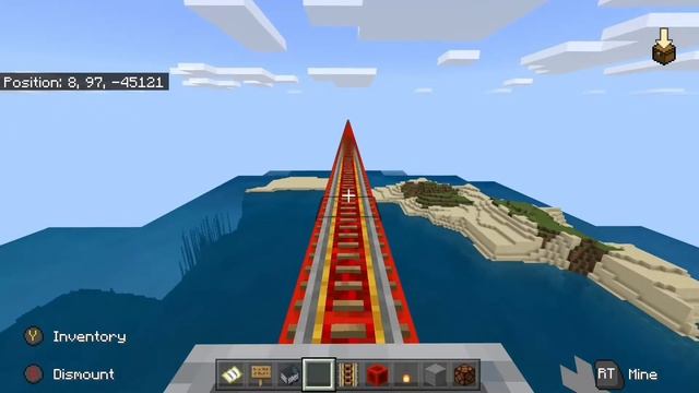 THE LONGEST MINECART RIDE ON MINECRAFT time lapse (part 2) смотреть онлайн