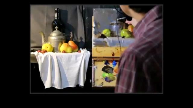 Qiang Huang Still life painting demo on Zoom смотреть онлайн