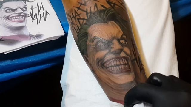 Joker Tattoo By Auns Tattoo Studio смотреть онлайн