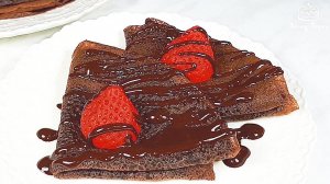 🍫 Идеальные шоколадные блинчики 😍 Заварные блины на кефире и молоке с какао 🥞✨