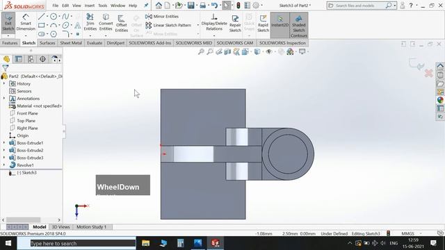 solidworks tutorial offset bearing part 94 смотреть онлайн