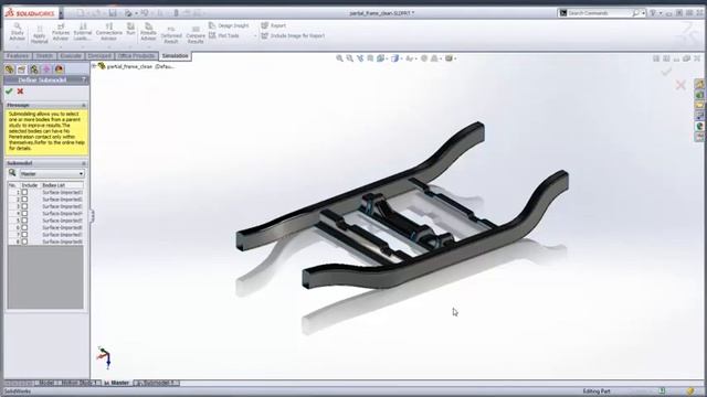 Whats New SolidWorks 2013: Simulation Submodeling смотреть онлайн