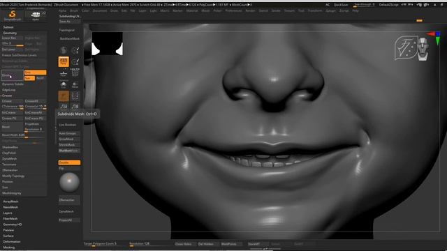 Zbrush Sculpting Timelapse Part 2 | LIGHT: Visionary Art | Portrait Digital Sculpting Zbrush 2021 смотреть онлайн