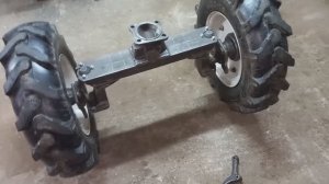 Балочный передний мост на минитрактор