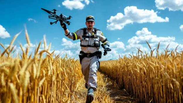 Дрон в воздухе: спуффинг, подавление БПЛА, режим ковёр, оповещения главного ГАИ-шника в небе, ПВО смотреть онлайн