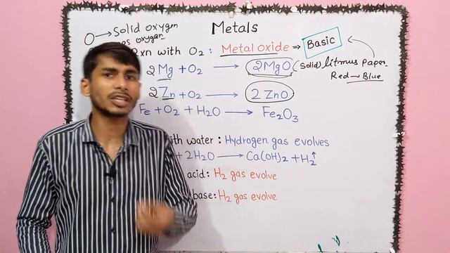 Chemical Properties of Metals and nonmetals | Class 8 science chapter 4 смотреть онлайн