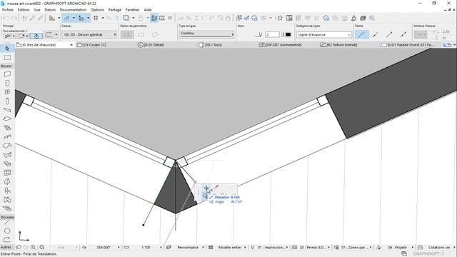 Archicad 22 | Custom window angles смотреть онлайн