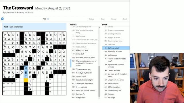 Common Crossword Phrases To Know - 2 August 2021 New York Times Crossword смотреть онлайн