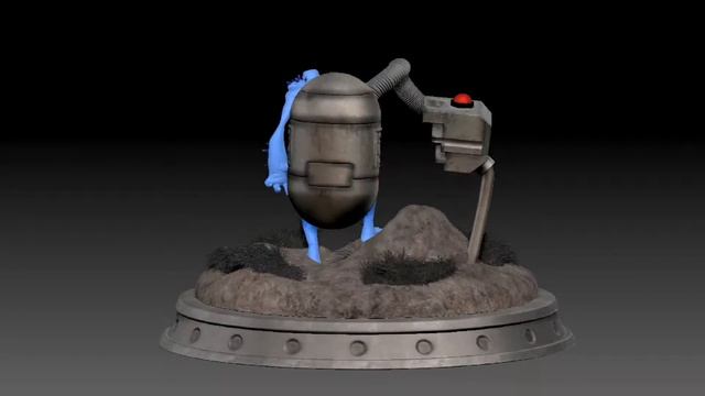 Zbrush Alien Character смотреть онлайн