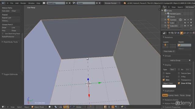 Building Modular Levels for Games with Unity and Blender : Starting a Wall Sub-Module смотреть онлайн