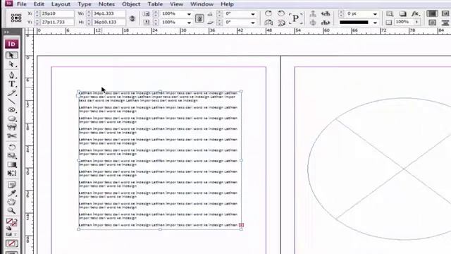 Memasukan teks dari ms word ke halaman Indesign.Part 3 смотреть онлайн