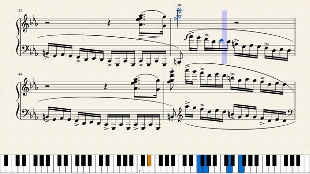 Chopin, Etude Op.10 No.12 "Revolutionary Etude" [Piano Tutorial + Sheets] смотреть онлайн