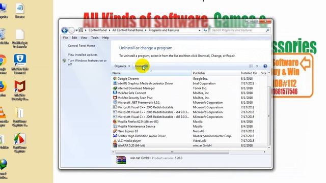 How to Install & Uninstall Winrar Compress Software смотреть онлайн
