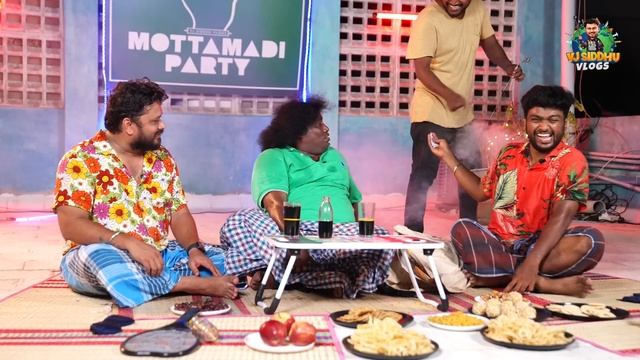 Yogi babu ❌ comali babu ✅| மொட்டமாடி Party 🤙🏻| Vj Siddhu Vlogs смотреть онлайн