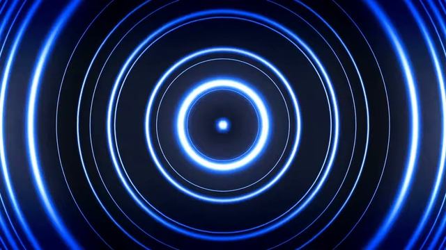 Фон - Blue Light Rings ¦ HD Motion Graphics Background Loop ¦ Футаж для видеомонтажа смотреть онлайн