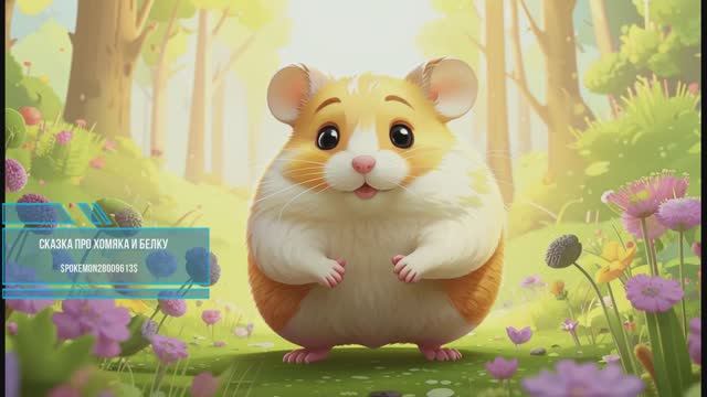 Сказка про хомяка и белку ! Сказки на ночь для малышей . смотреть онлайн