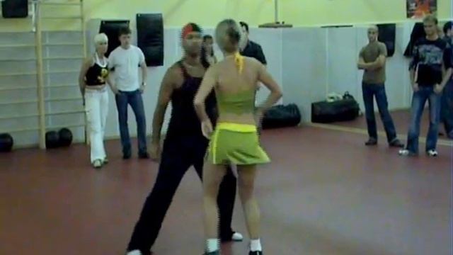 Salsa Cubana. Jorge & Nadia Bailando Casino (talleres En Moscu 2007)