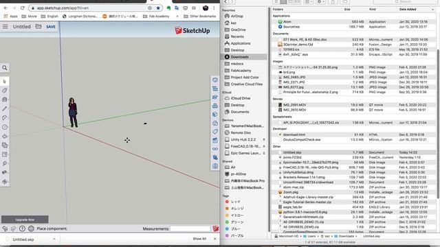 Fab Academy 2020 Week02_Sketchup Demo - Download 3D models from 3D Warehouse смотреть онлайн