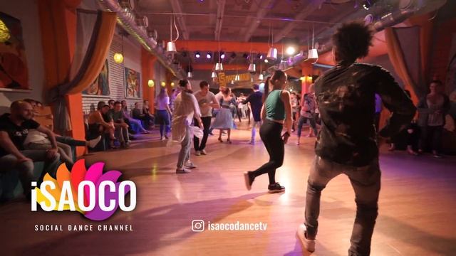 Yoanis Meneses and Olga Samoilova Salsa Dancing in Respublica Vosmera, Monday 30.04.2018 смотреть онлайн