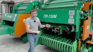 Новый обматывающий аппарат на пресс-подборщиках  УНИСИБМАШ, ПР-150М, ПР-145М, ПР-110М и Галеон