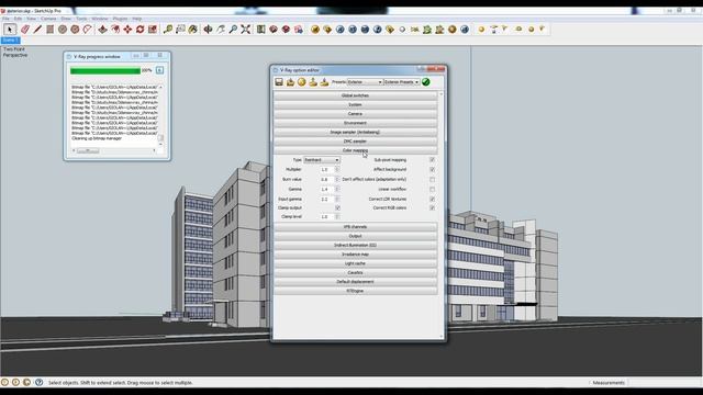 Sketchup Vray #3 : Cách chỉnh thông số Vray option смотреть онлайн