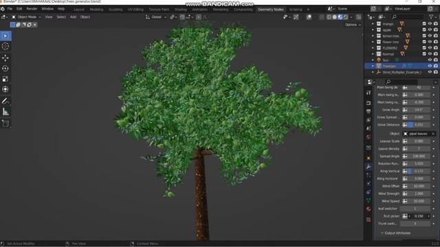 Fully Procedural Tree Generator Blender #b3d #geometrynodes смотреть онлайн