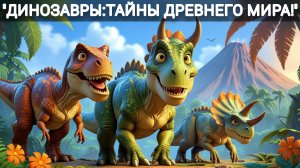 "ДИНОЗАВРЫ: ТАЙНЫ ДРЕВНЕГО МИРА!" ДЕТСКАЯ ПОЗНАВАТЕЛЬНАЯ ИСТОРИЯ ДЛЯ ДЕТЕЙ | МУЛЬТИК | СКАЗКА|