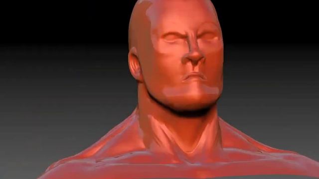 Zbrush Dyna Mesh 002 Facial Features смотреть онлайн