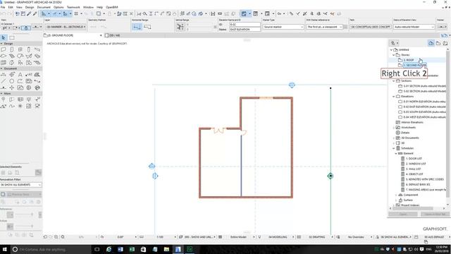 3 The 3D view ArchiCAD 20 смотреть онлайн