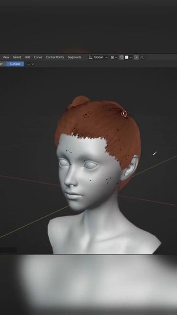 Fastest way to create Hair in Blender ( Actually 2 Minutes! ) #shorts смотреть онлайн
