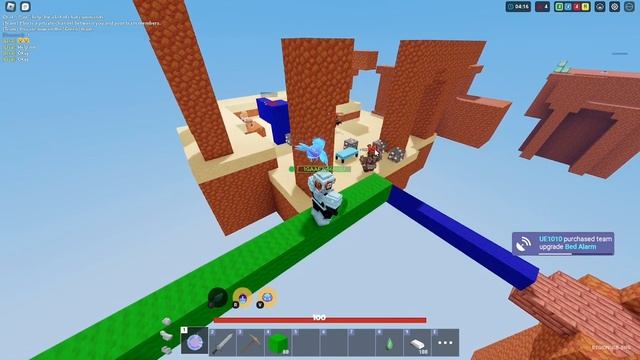 Playing with my cousin in bedwars. Roblox Bedwars смотреть онлайн