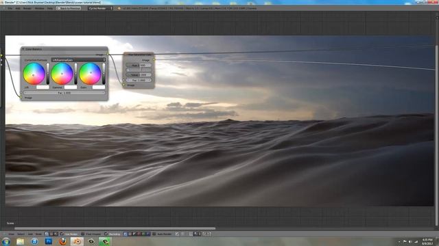 Blender Tutorial- How to create a realistic ocean in Blender смотреть онлайн