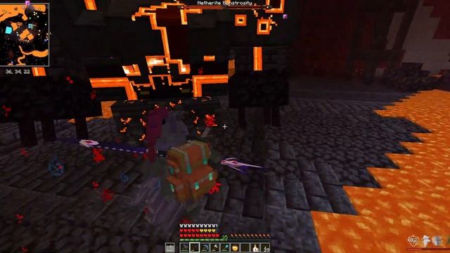 Minecraft Netherite Monstrosity Boss Fight (Cataclysm Mod)