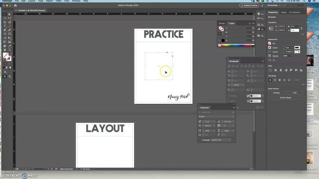 InDesign Basic Layout Tutorial смотреть онлайн