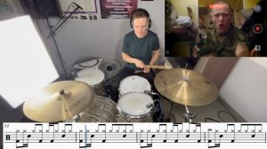 Женя Трофимов, Комната культуры - Самолеты (Drum tutorial от Александра Русских)