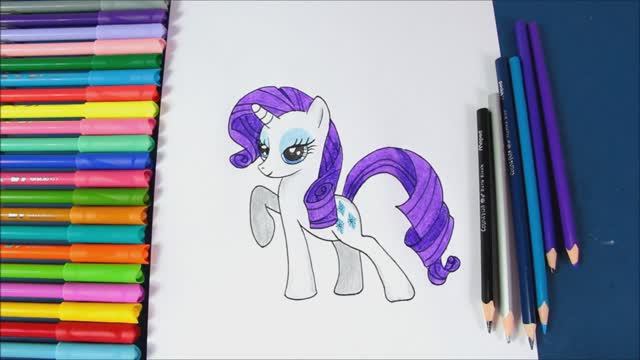 Как нарисовать РАРИТИ (My Little Pony) смотреть онлайн