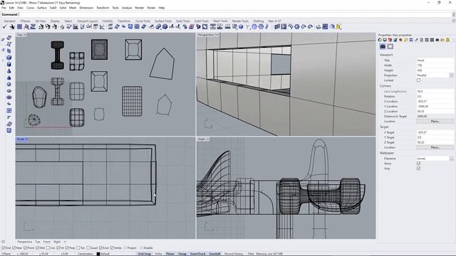 RHINO 7 Videocourse - 15 - Natural & Artificial Lights, Sun, Sky, HDR, Spot, Omni, Directional, Are смотреть онлайн