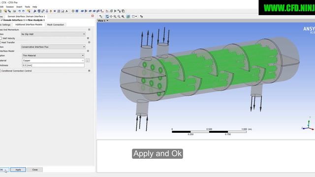✅ #ANSYS CFX - Heat Exchanger Tutorial (Shell and Tube) смотреть онлайн