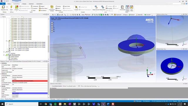 Tech Tip: ANSYS Mechanical: Best Practices for Setting Up Line Body Bolt Pre-Tensioning смотреть онлайн
