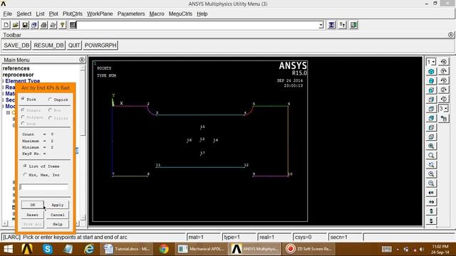 Ansys 15 Tutorials | Lesson 4 | Analysis of Plate Problem смотреть онлайн